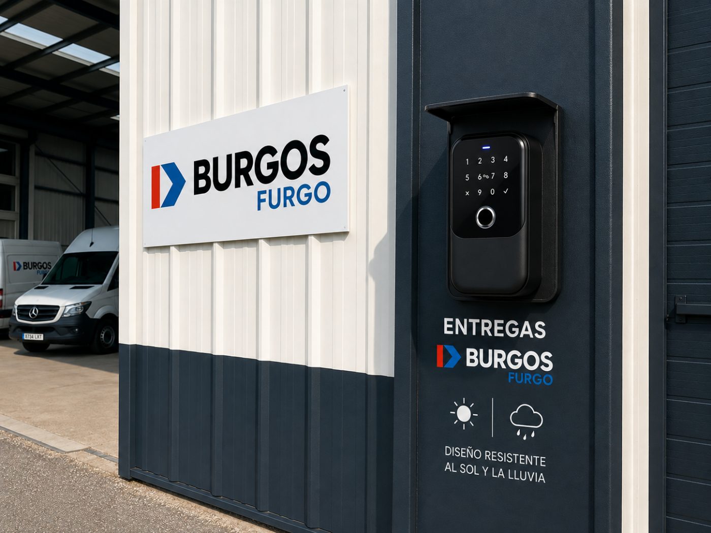 Candado de llaves con código de Burgos Furgo